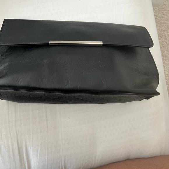 Handbags - Elegant Black Leather Clutch